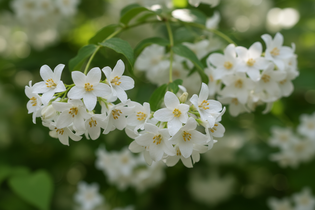 Deutzie Nikko - Blütendetail